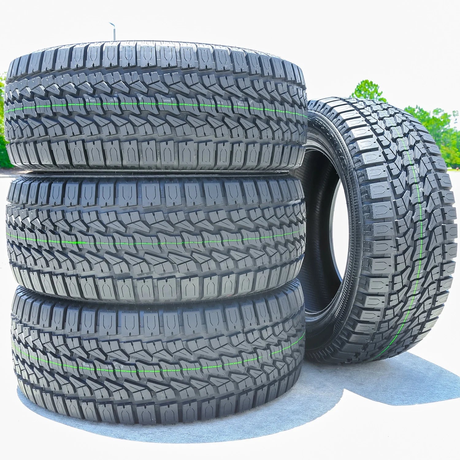 Set of 4 (FOUR)  Epsilon at 255/70R16 111S A/T All Terrain Tires Fits: 2004 Ford F-150 XL, 1999-2001 Chevrolet Silverado 1500 LT