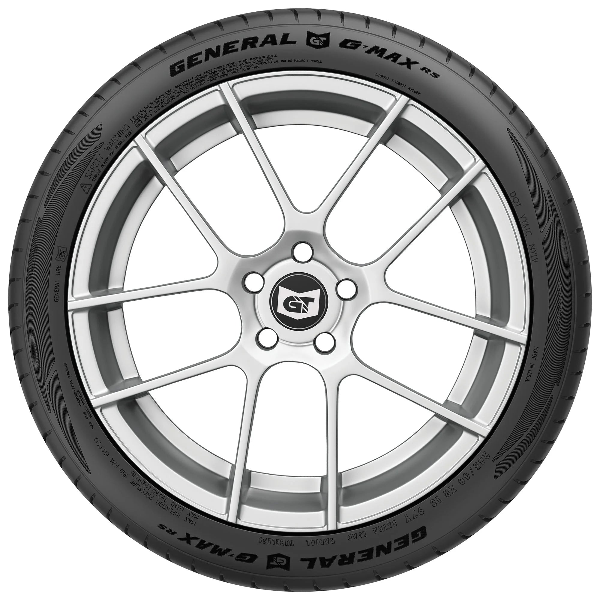 (2 Pack)  G-MAX RS UHP Summer 205/55ZR16 91W Passenger Tire